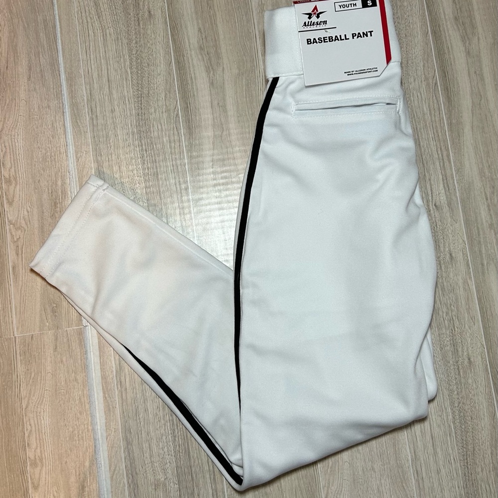 Alleson Athletic Youth White Baseball Pants